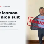 Phil Wilkinson investment fraud warning, marked FRAUDSTER. Sold over 900,000 pounds of investments while not licensed.